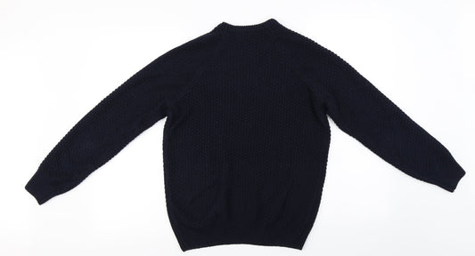 Primark Mens Blue Pullover Jumper Size S