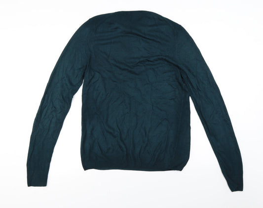 F&F Mens Green Pullover Jumper Size S