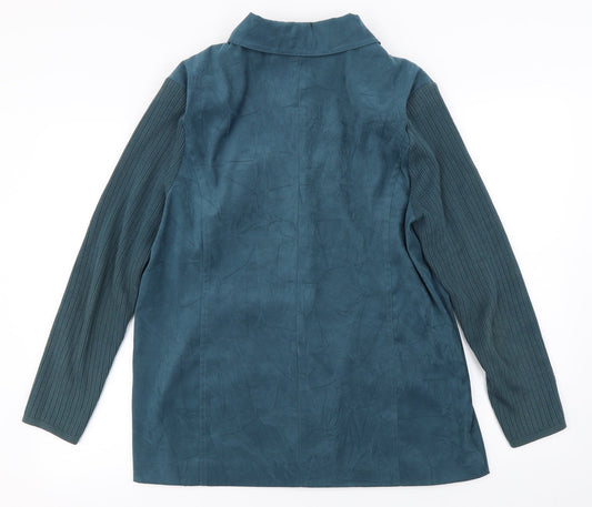 Oscar B Womens Green Jacket Coat Size 18