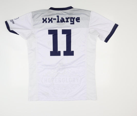 Hope & Glory Womens White Basic T-Shirt Size 2XL - Hull Fc ladies