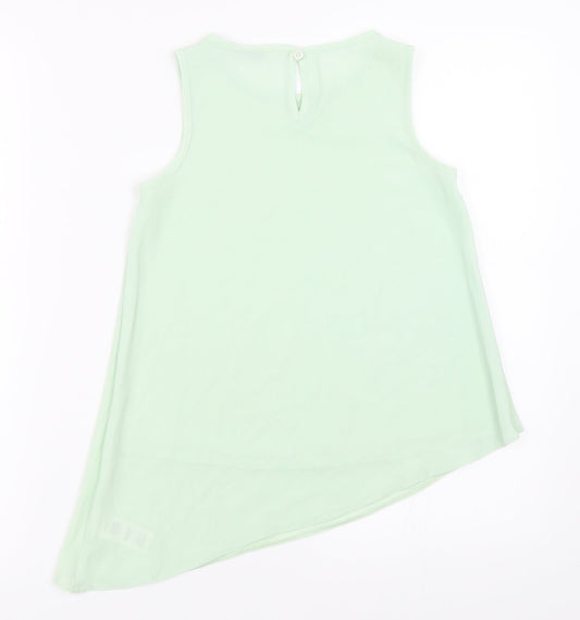 Matalan Girls Green Basic Blouse Size 9 Years