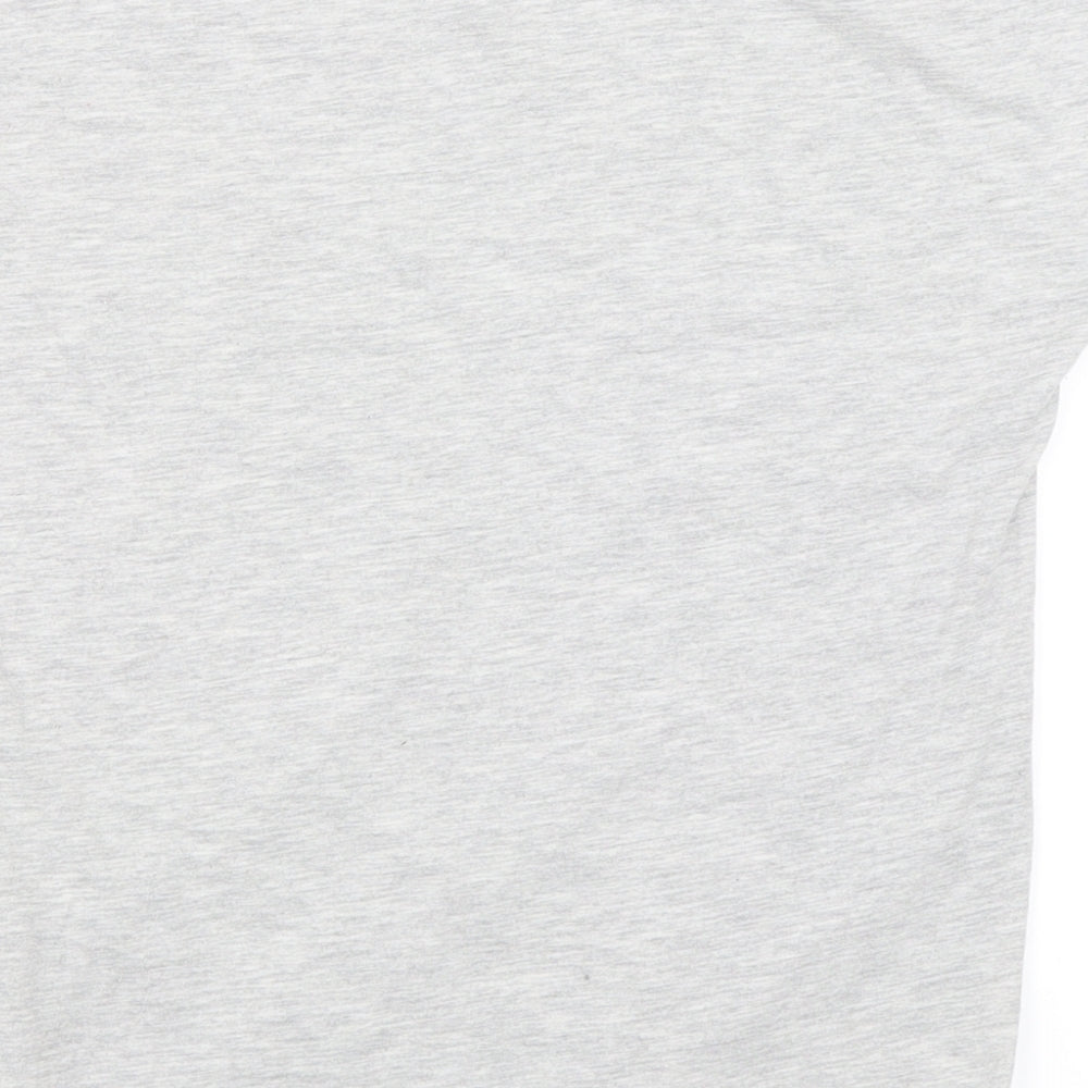 George Girls Grey Basic T-Shirt Size 9-10 Years