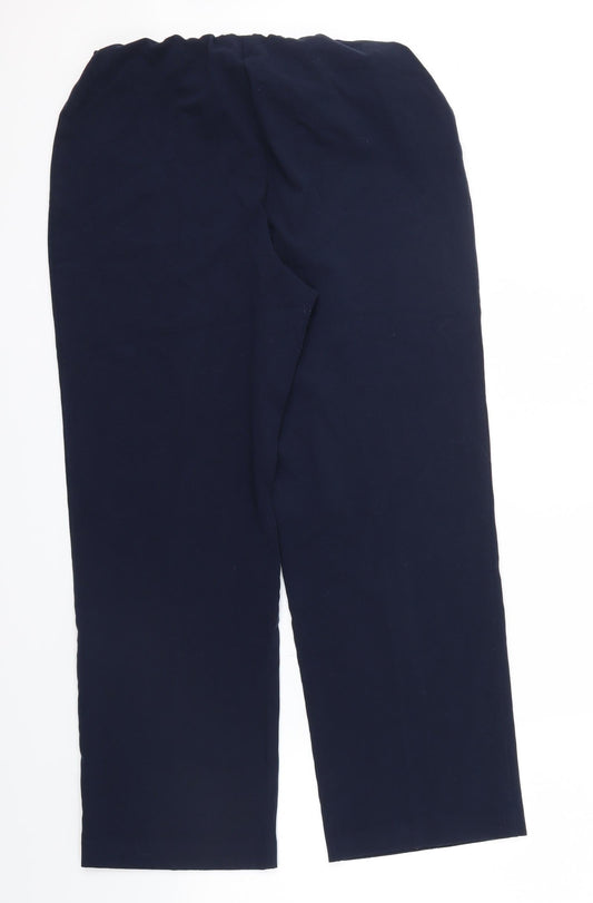 Isla Womens Blue Trousers Size 12 L27 in