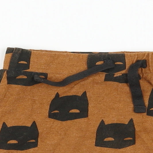 George Boys Brown Cropped Trousers Size 6-9 Months - Batman Shorts