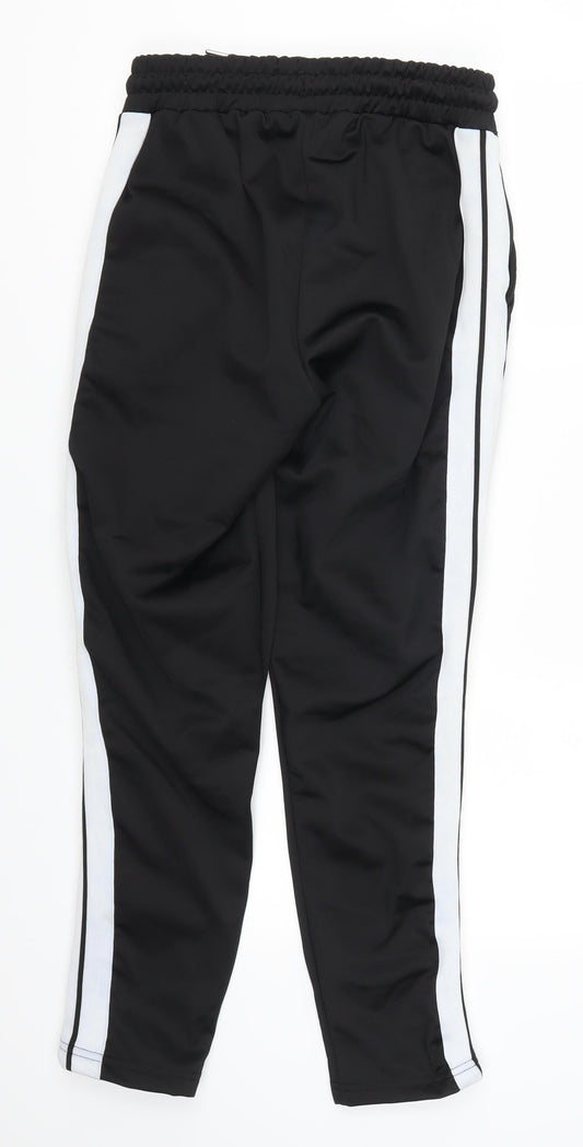 Boohoo Womens Black Sweatpants Trousers Size S L27 in - Official