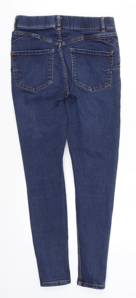 New Look Womens Blue Denim Skinny Jeans Size 8 L25 in
