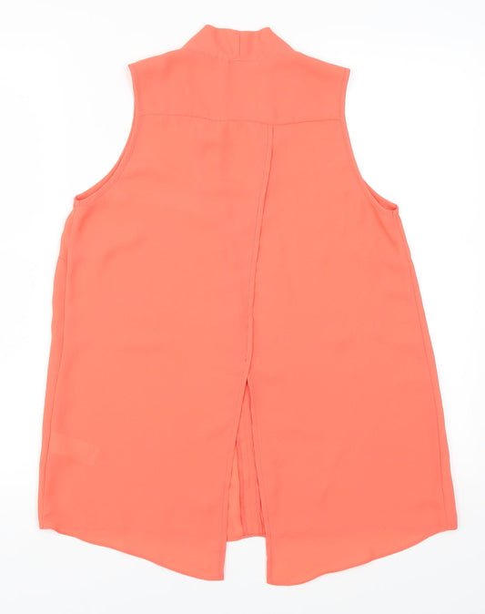F*F Womens Pink Basic Tank Size 8