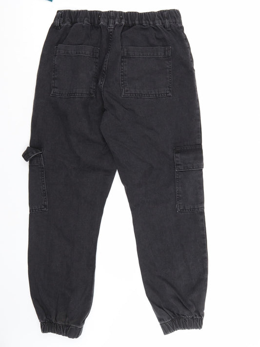 Denim & Co. Womens Black Straight Jeans Size 10 L26 in