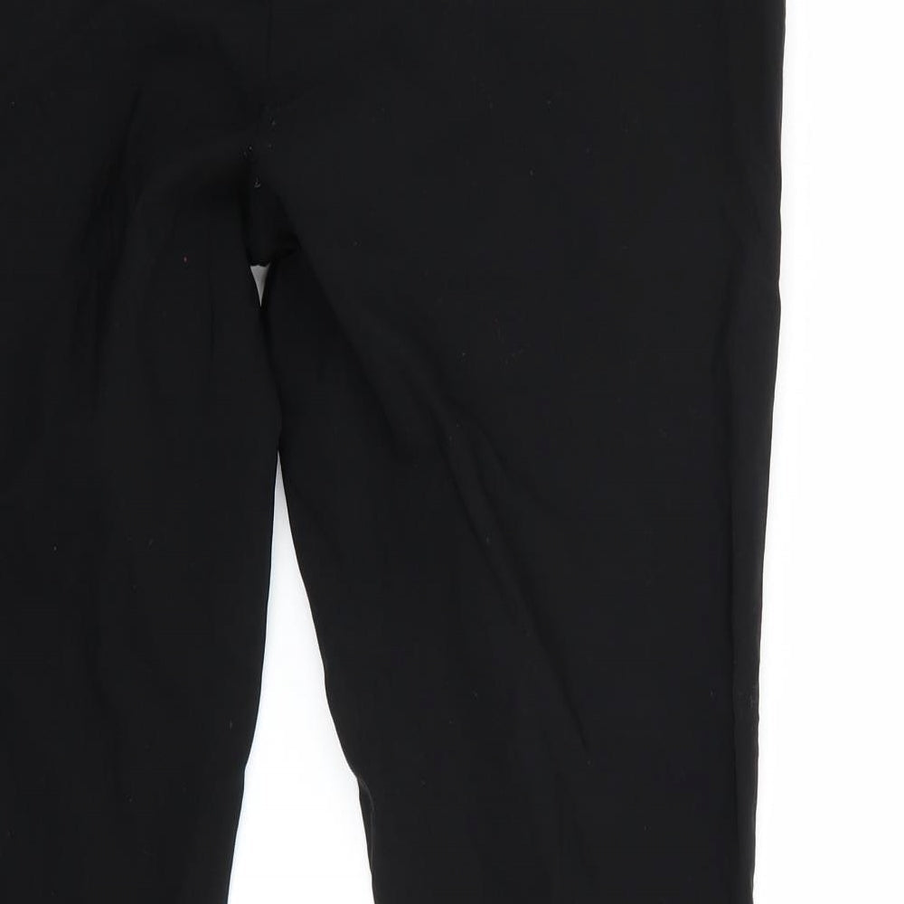 Papaya Womens Black Trousers Size 16 L28 in