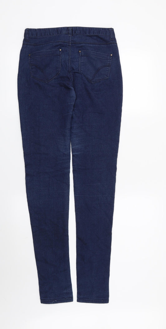 DENIM CO Womens Blue Skinny Jeans Size 6 L33 in