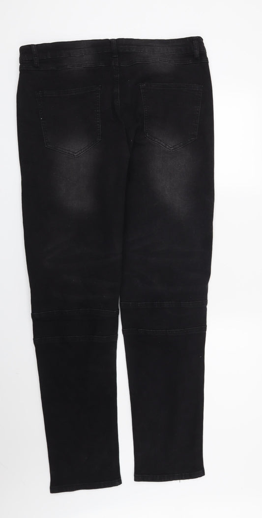 The Rockn Rev Mens Black Skinny Jeans Size 39 in L31 in