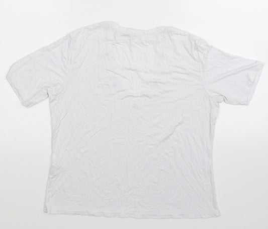 Boohoo Womens White Basic T-Shirt Size 10