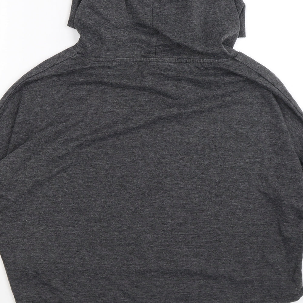 Daisy Street Womens Grey Pullover Hoodie Size M