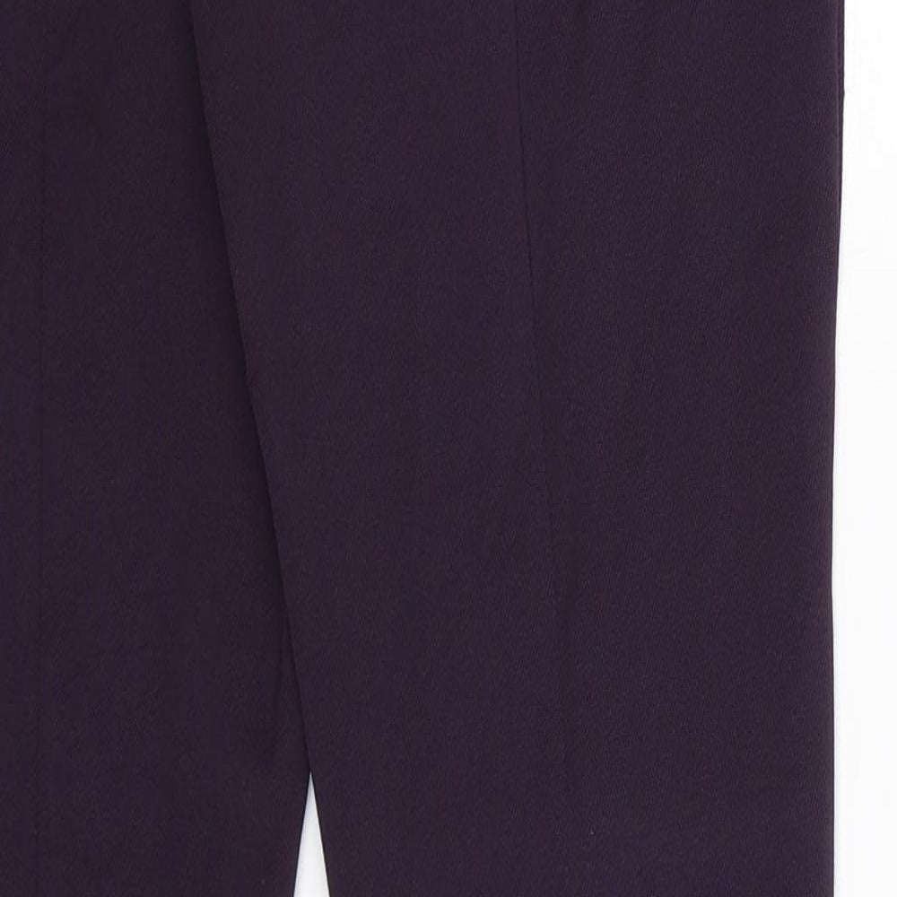 Topshop Womens Purple Trousers Size 10 L27 in