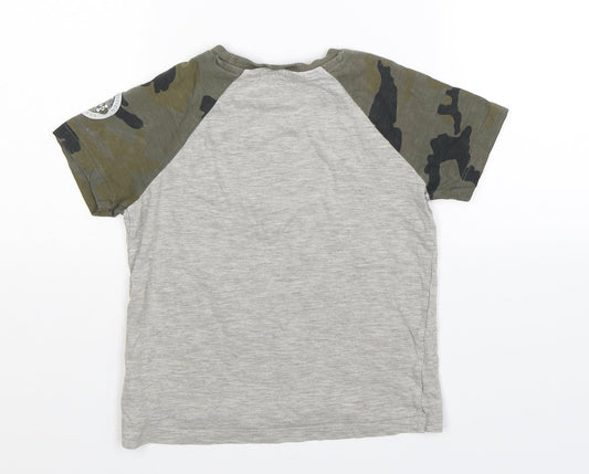 NEXT Boys Grey Basic T-Shirt Size 5 Years