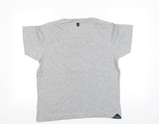 Duck & Cover Womens Grey Basic T-Shirt Size M