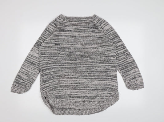 Wallis Womens Grey Knit Pullover Jumper Size S