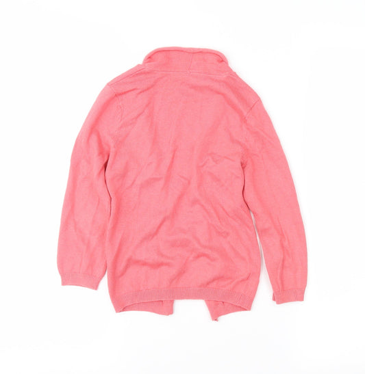 Nutmeg Girls Pink Wrap Jumper Size 4-5 Years