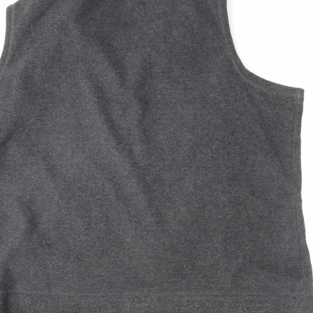 Brand and care label for Bonmarché women’s grey full zip jumper, size XL