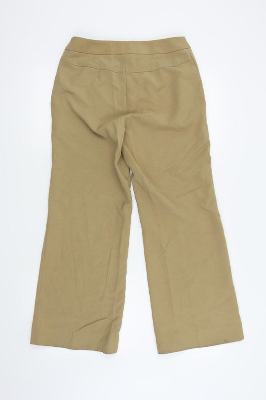 Papaya Womens Beige Trousers Size 10 L26 in