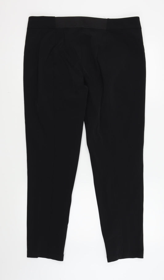Feathers Womens Black Trousers Size 2XL L30 in
