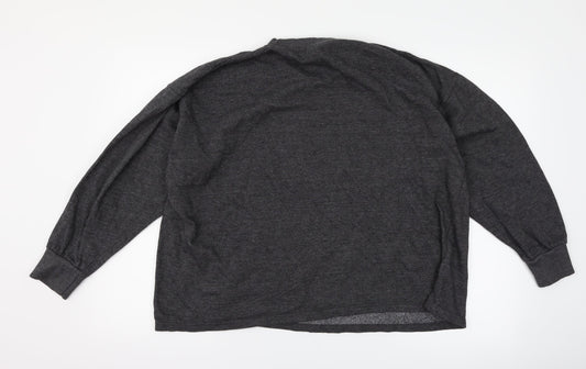 Preworn Womens Grey Pullover Sweatshirt Size XL