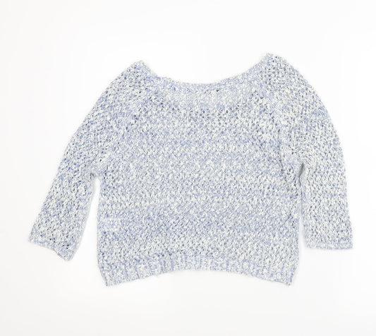 Jane Norman Womens Blue   Pullover Jumper Size 8