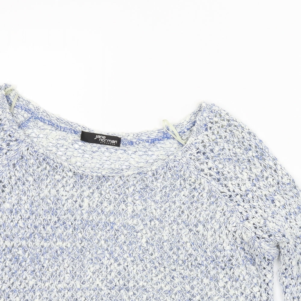 Jane Norman Womens Blue Pullover Jumper Size 8