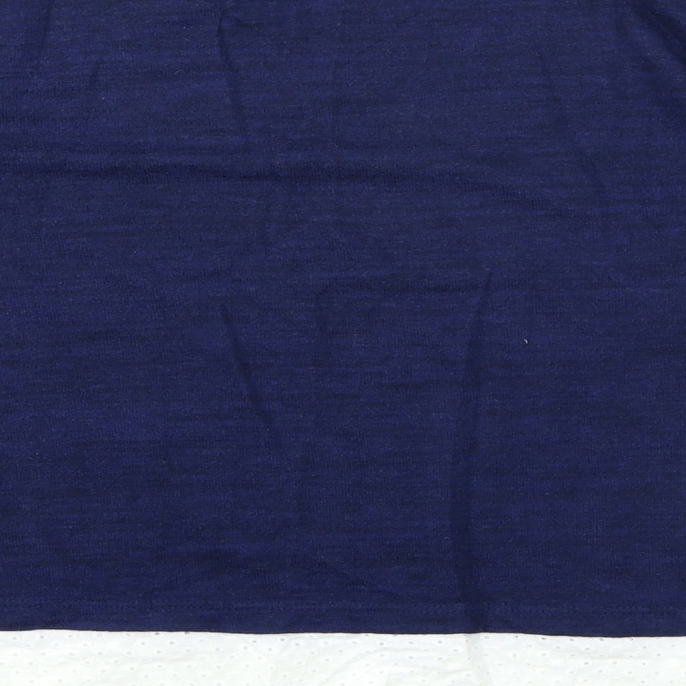 Wallis Womens Blue Pullover Jumper Size 16