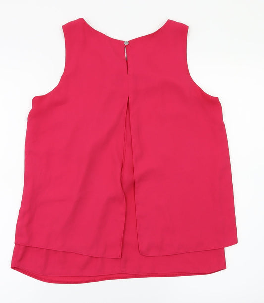 Wallis Womens Pink Basic Blouse Size 8