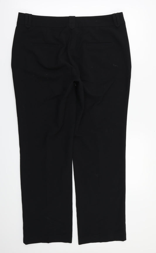 NEXT Womens Black Trousers Size 14 L30 in