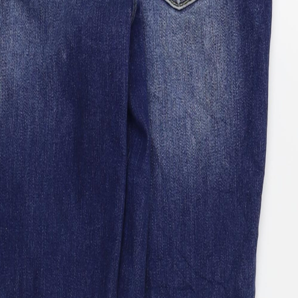 Denim Womens Blue Skinny Jeans Size 6 L26 in - ripped jeans