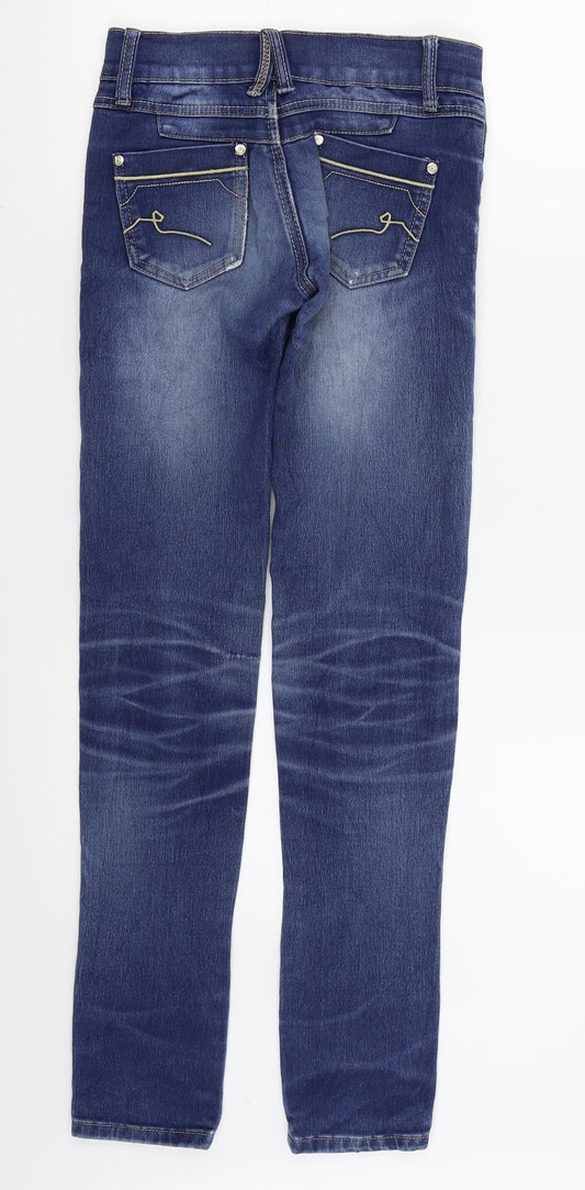 franky Womens Blue Skinny Jeans Size 26 in L29 in