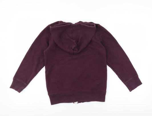 Matalan Boys Purple Full Zip Hoodie Size 8-9 Years