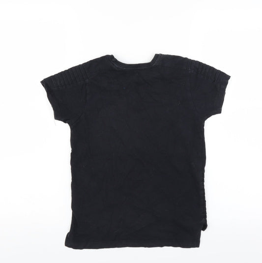 Primark Boys Black Basic T-Shirt Size 7-8 Years - new york