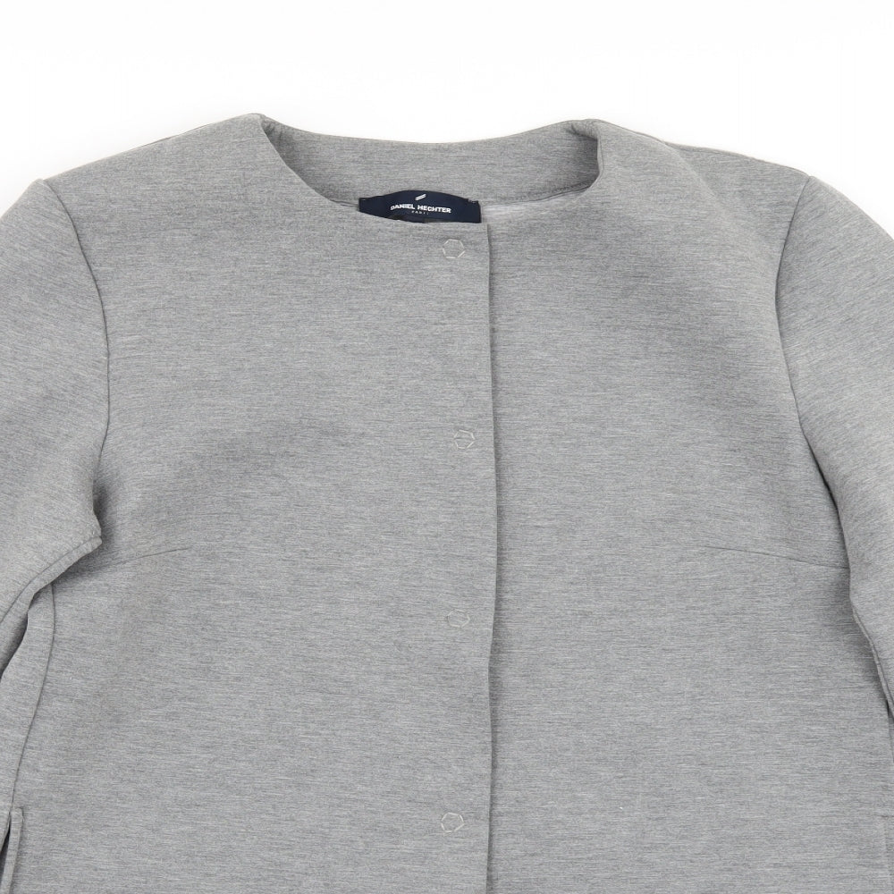 Daniel Hetcher Womens Grey Jacket Size L