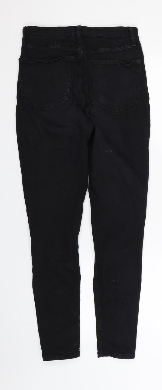 Topshop Womens Black Denim Skinny Jeans Size 28 in L32 in