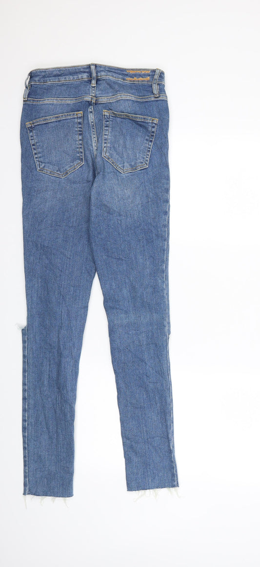 Preworn Womens Blue Denim Skinny Jeans Size 26 in L29 in