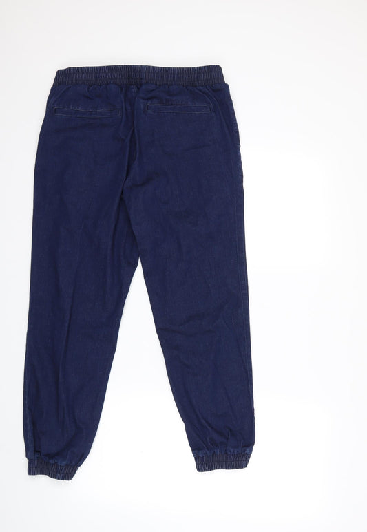 Baleno Womens Blue Denim Tapered Jeans Size L L25 in
