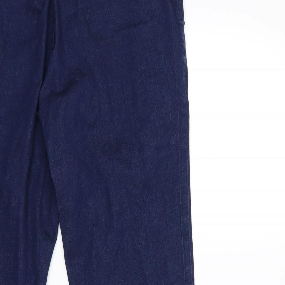 Baleno Womens Blue Denim Tapered Jeans Size L L25 in