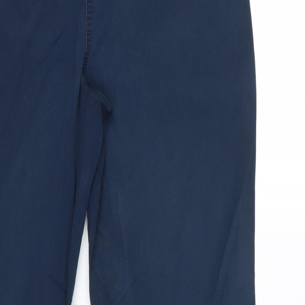 Debenhams Womens Blue Trousers Size 14 L28 in