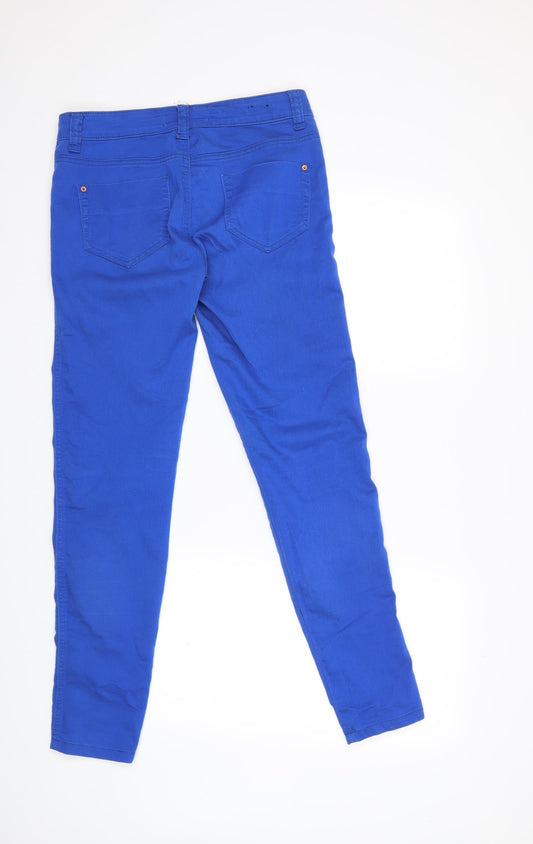 YesYes Womens Blue Denim Skinny Jeans Size 10 L30 in
