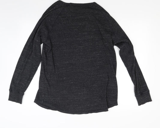 Loom Womens Grey Knit Pullover Jumper Size M