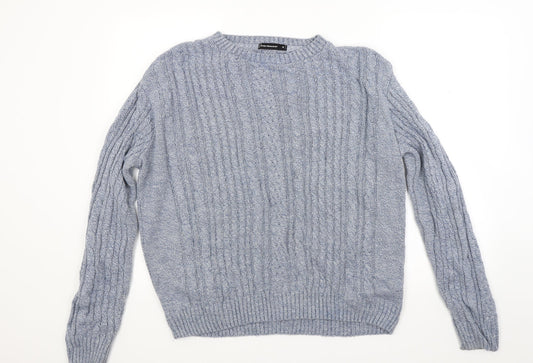 Ceader wood state Mens Blue Knit Pullover Jumper Size M