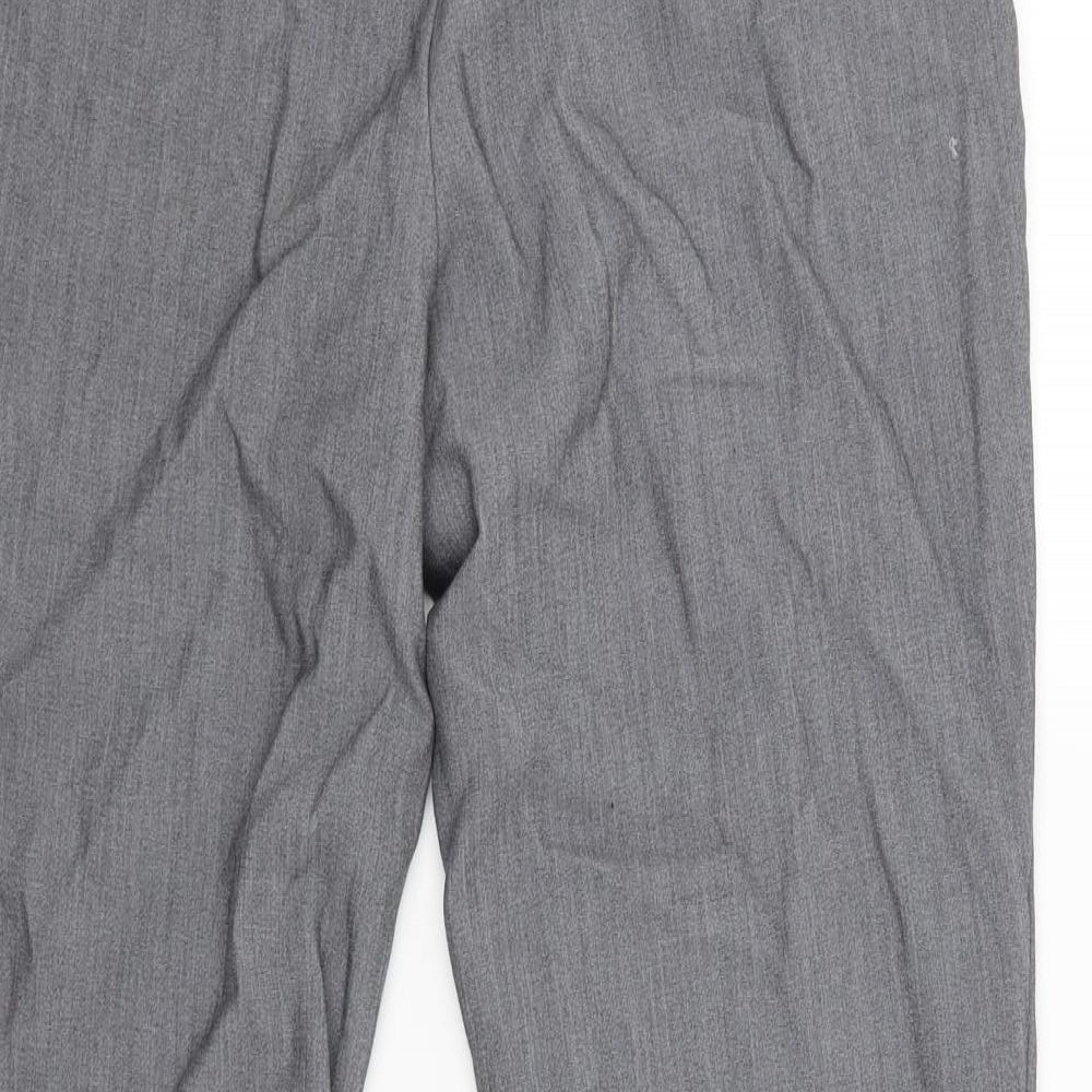 Hilary Radley Womens Grey Trousers Size 10 L27 in