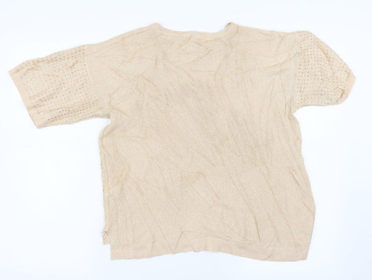 River Island Womens Pink Pullover Jumper Size 14