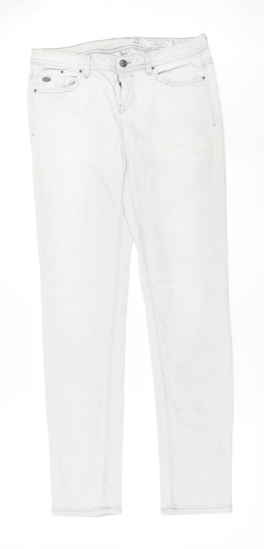 EDC Mens Grey Denim Straight Jeans Size 30 in L32 in