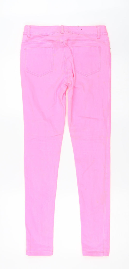 YesYes Womens Pink Skinny Jeans Size 6 L29 in