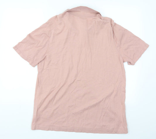 H&M Mens Pink Polo Size XL