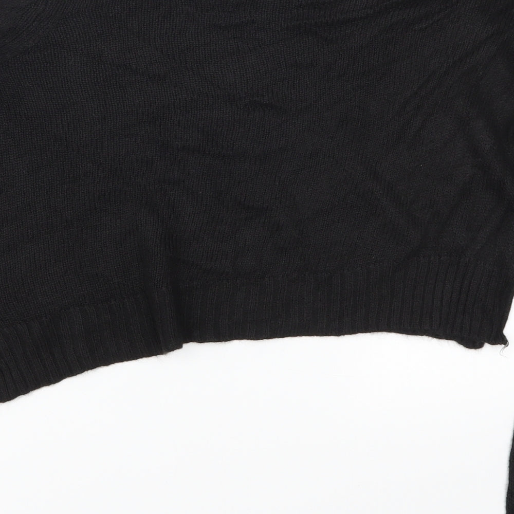 H&M Womens Black Pullover Jumper Size S